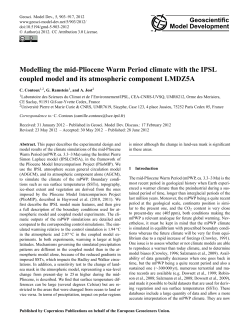 Modelling the mid-Pliocene Warm Period climate with the IPSL