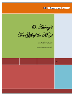 O. Henry`s The Gift of the Magi