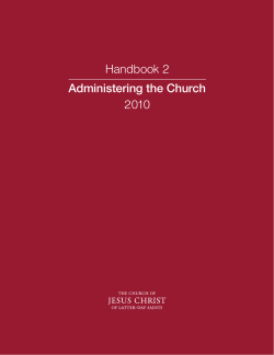 Handbook 2: Administering the Church (2010)