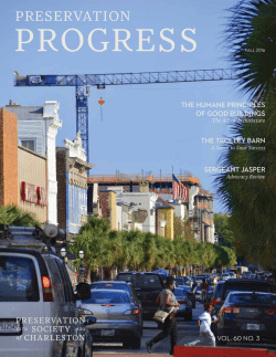 the trolley barn - Preservation Society of Charleston