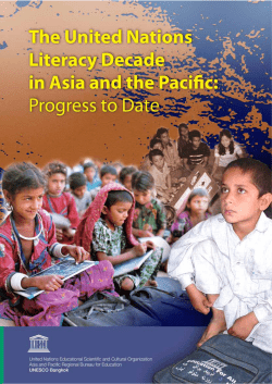 The United Nations literacy decade in Asia and the Pacific Progress