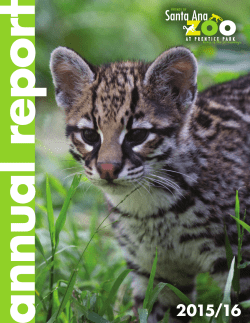 Santa Ana Zoo Annual Report