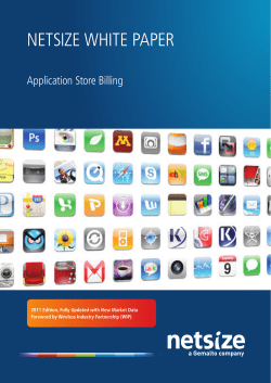 Netsize_Application Store Billing_WhitePaper_UpdateJune11.indd