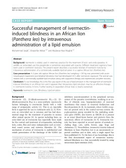 Successful management of ivermectin