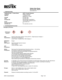 Safety Data Sheet