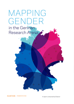 Mapping Gender in the German Research Arena