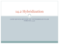 14.2 Hybridization