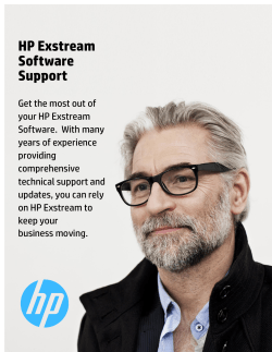 HP Exstream Software Support
