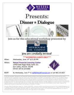 Presents - Netzel Financial