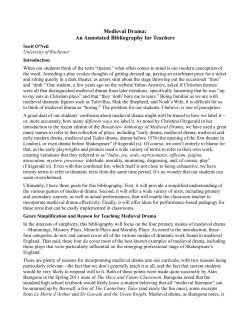 Medieval Drama - The Once and Future Classroom