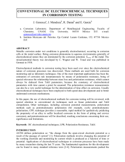 conventional dc electrochemical techniques in corrosion