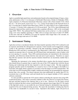 Characterization pdf - Apache Point Observatory