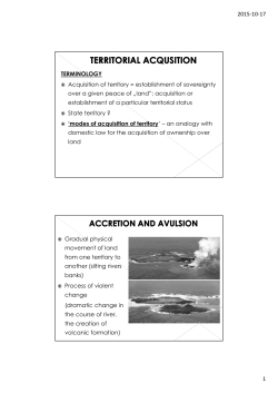 international law of territories 16.10.2015