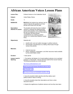 Political Cartoons in the Antebellum South