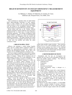 Helium Sensitivity in Oxygen Deficiency Measurement Equipment