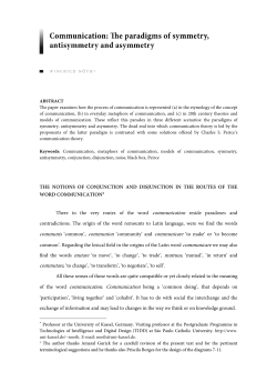 THE NOTIONS OF CONJUNCTION AND DISJUNCTION IN THE