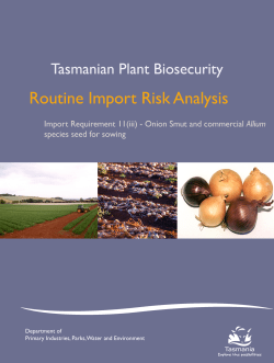 fodder import risk analysis and draft import requirements