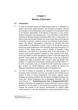 Chapter 2 Ministry of Education