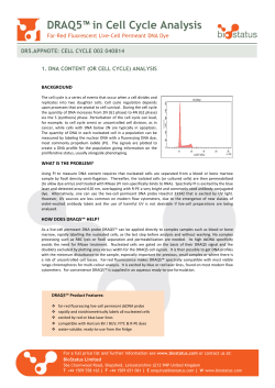 DRAQ5&trade; in Cell Cycle Analysis