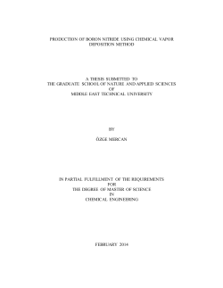 production of boron nitride using chemical vapor deposition