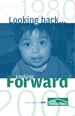 Annual Report 2009 - thefamilyplacedc.org opens a new tab