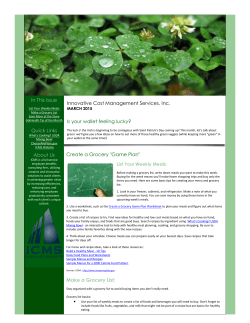 March 2015 - Innovative Cost Management Services