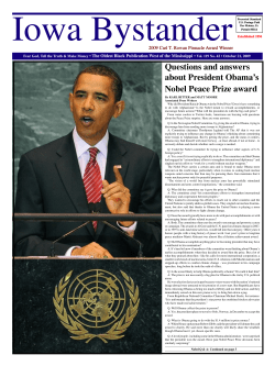 Questions and answers about President Obama`s Nobel Peace