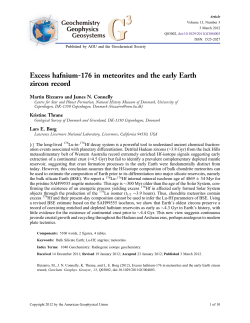 Excess hafnium-176 in meteorites and the early Earth zircon record
