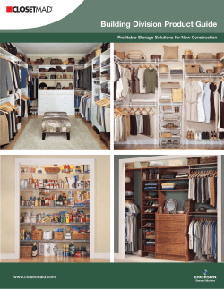 Building Division Product Guide