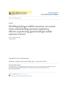 Modeling hydrogen sulfide emissions: are