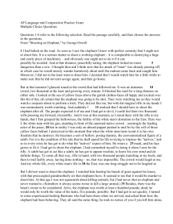 AP Language and Composition Practice Exam Multiple