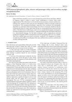 TCP (tricresyl phosphate): pilot, aircrew and passenger safety and