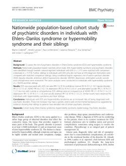 Nationwide population-based cohort study of