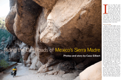 Riding the Dirt Roads of Mexico`s Sierra Madre