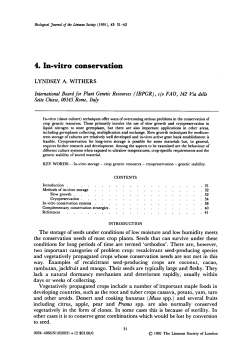 4. Invitro conservation