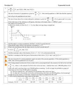 dN dt = 1 5 dN dt = 1 2 dM dt