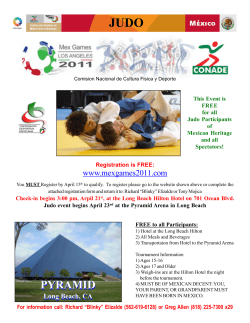 2011 MexGames Judo Tournament