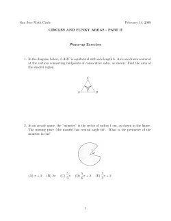 PART II Warm-up Exercises