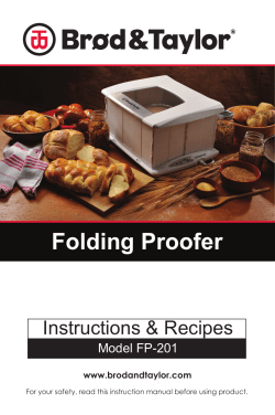 Folding Proofer