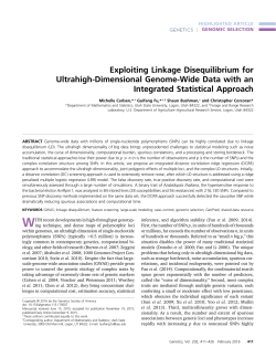 Exploiting Linkage Disequilibrium for Ultrahigh
