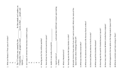 2. T he V 2 rocket w as created by the ______. Its first attack on L