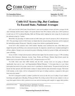 Scholastic Aptitude Test (SAT)