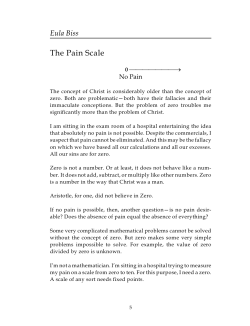 The Pain Scale