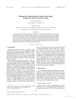 Levizzani and Setvak - Facilities available on OIS