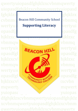 Literacy Advice - Beacon Hill Community School