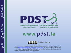 Word - PDST