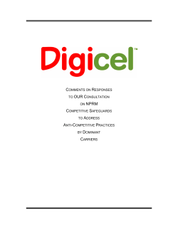 Digicel`s comments on responses to