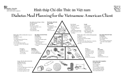 Diabetes Meal Planning for the Vietnamese American Client