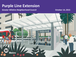 Purple Line Extension - Windsor Village