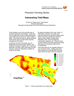 Precision Farming Series Interpreting Yield Maps